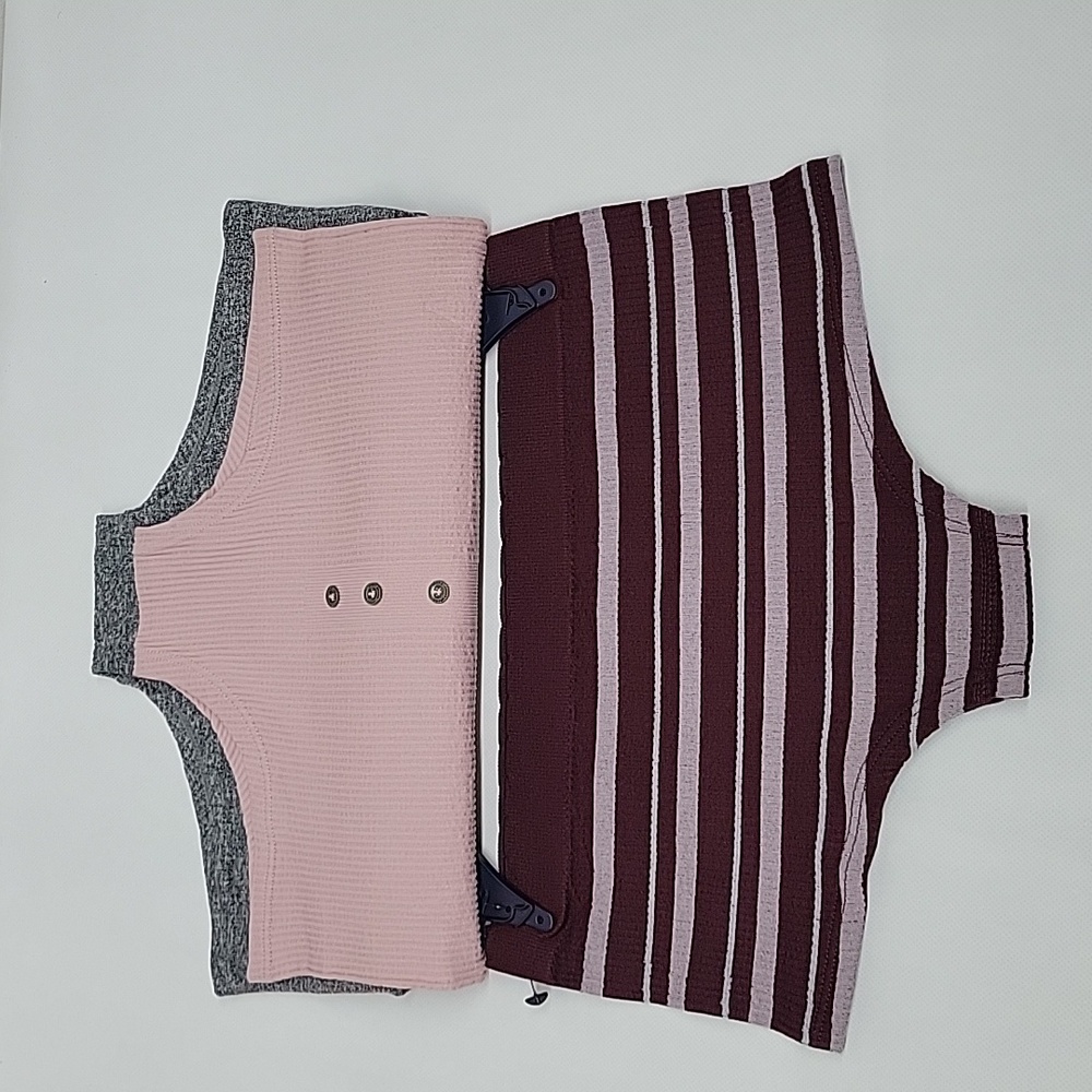 Lucky Brand Girlshorts Striped - Pink and Gray - Picture 5 of 6